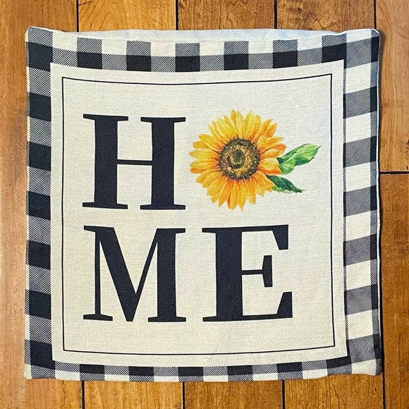 Set of 4 Sunflower Pillow Covers - Picture 3 of 6